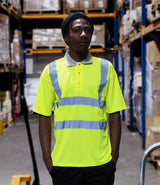 Warrior Hi-Vis Polo Shirt | Fluorescent Yellow thumbnail 1