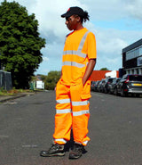 Warrior Hi-Vis T-Shirt | Fluorescent Orange thumbnail 1