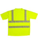 Warrior Hi-Vis T-Shirt | Fluorescent Yellow thumbnail 3