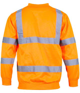 Warrior Hi-Vis Sweatshirt | Fluorescent Orange thumbnail 4