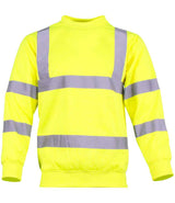 Warrior Hi-Vis Sweatshirt | Fluorescent Yellow thumbnail 2