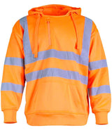 Warrior Hi-Vis Pull On Hoodie | Fluorescent Orange thumbnail 2