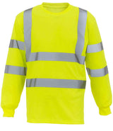 Yoko Hi-Vis Long Sleeve T-Shirt | Yellow thumbnail 2