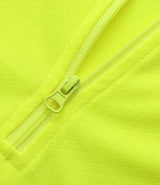 Yoko Mandarin Collar Zip Piqué Polo Shirt | Yellow thumbnail 4