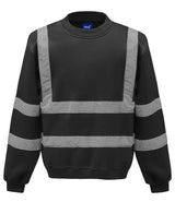 Yoko Hi-Vis Sweatshirt | Black thumbnail 1