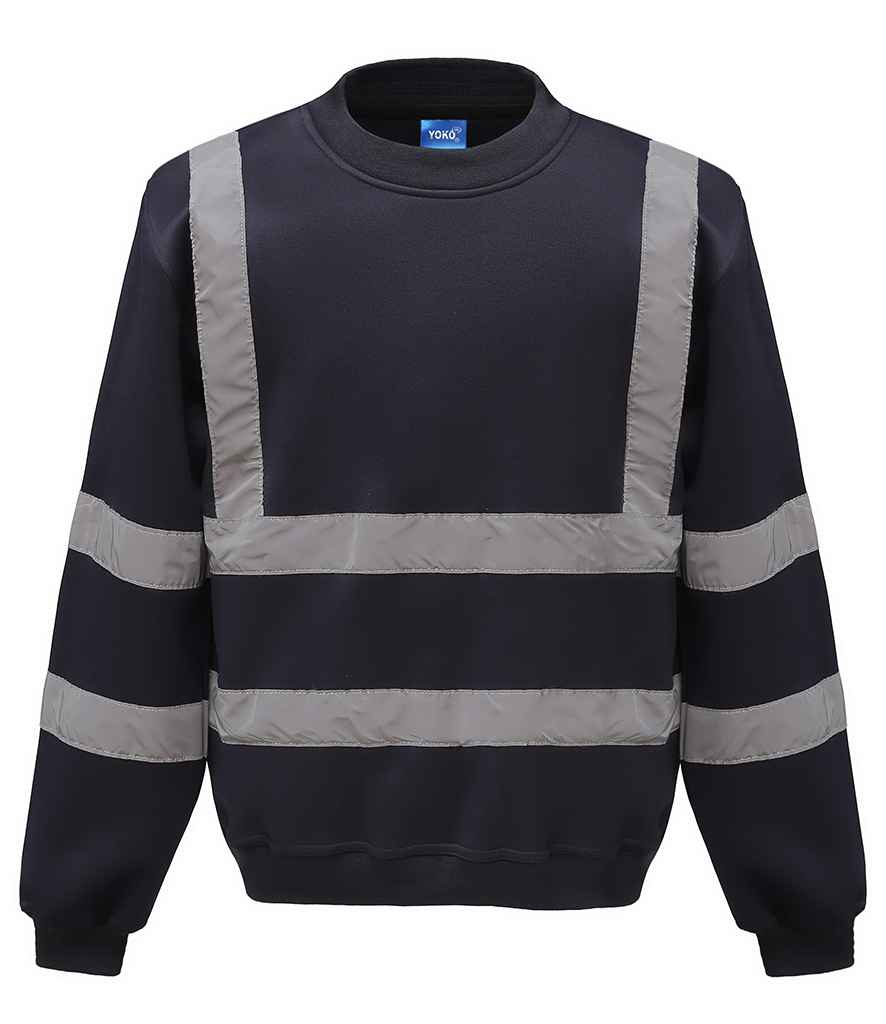 Yoko Hi-Vis Sweatshirt | Navy