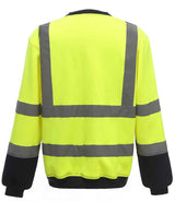Yoko Hi-Vis Sweatshirt | Yellow/Navy thumbnail 2