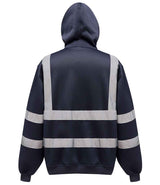 Yoko Hi-Vis Pull Over Hoodie | Navy thumbnail 3