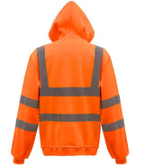 Yoko Hi-Vis Zip Hoodie | Orange thumbnail 2