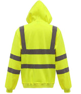 Yoko Hi-Vis Zip Hoodie | Yellow thumbnail 2