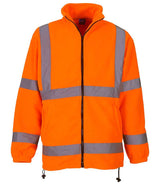 Yoko Hi-Vis Heavyweight Fleece Jacket | Orange thumbnail 1