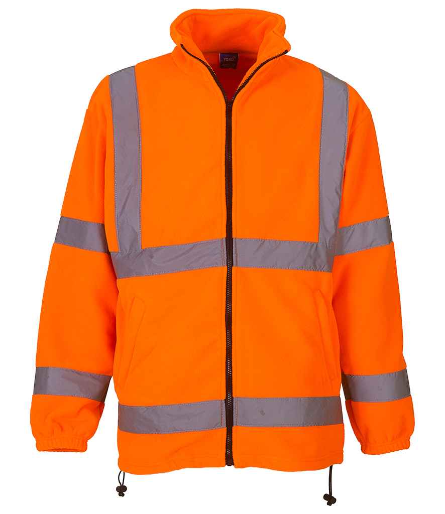 Yoko Hi-Vis Heavyweight Fleece Jacket | Orange