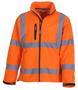 Yoko Hi-Vis Soft Shell Jacket | Orange thumbnail 2