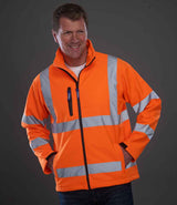 Yoko Hi-Vis Soft Shell Jacket | Orange thumbnail 1