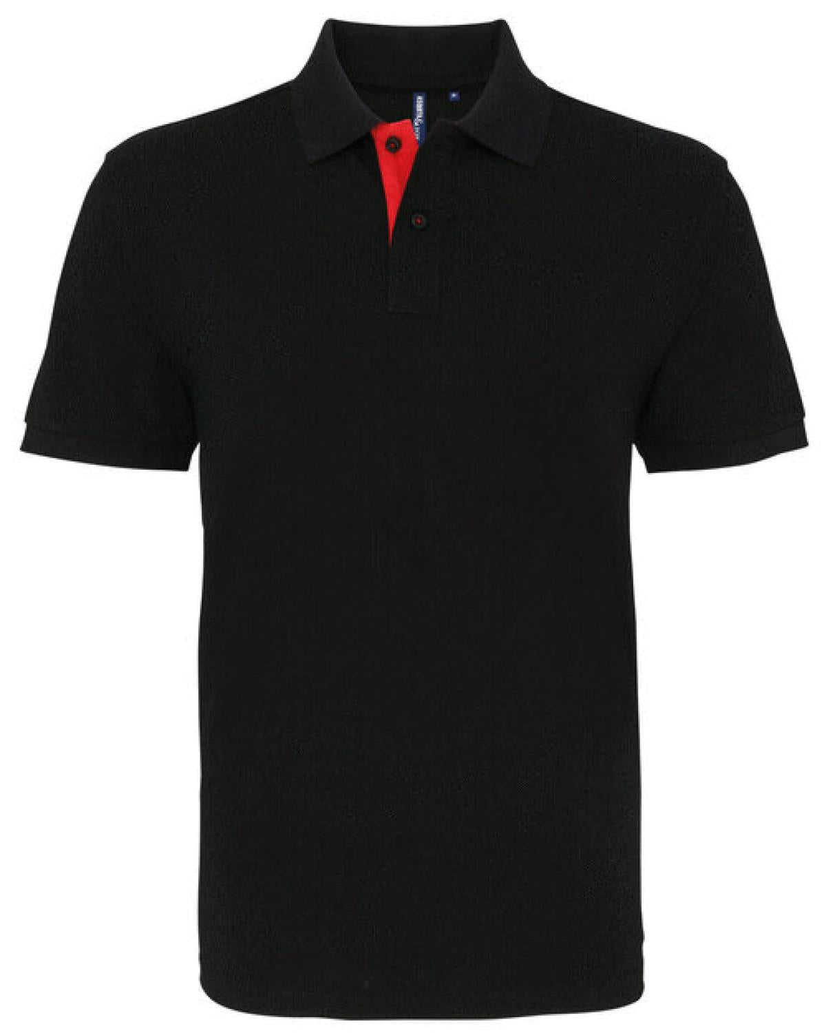 Asquith & Fox Men's Classic Fit Contrast Polo