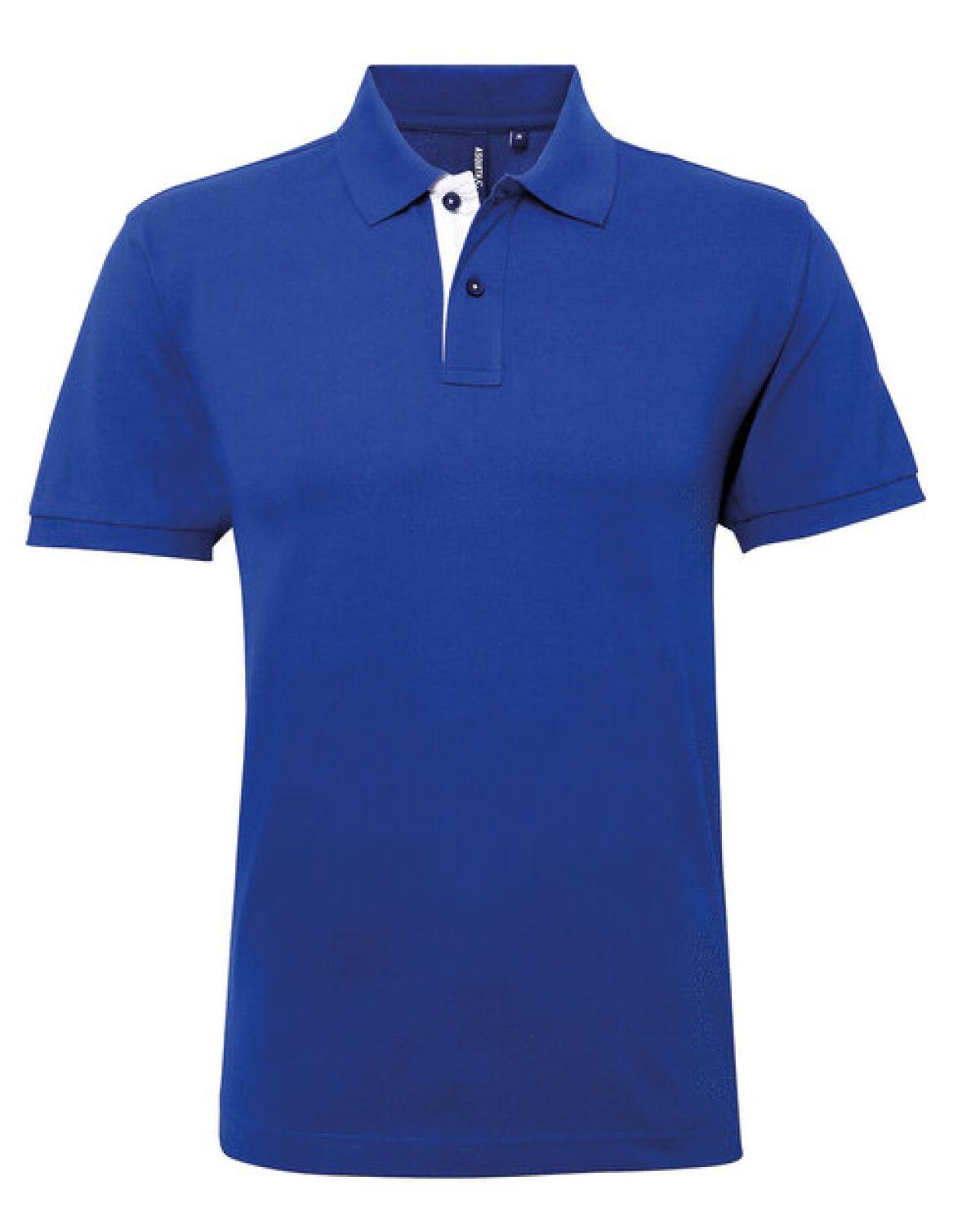 Asquith & Fox Men's Classic Fit Contrast Polo