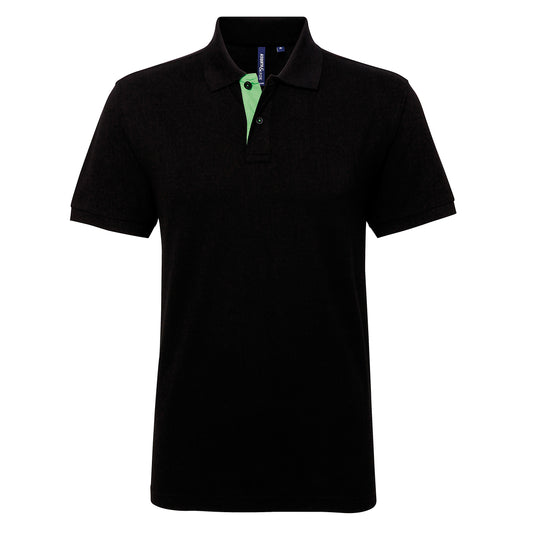 Asquith & Fox Men's Classic Fit Contrast Polo