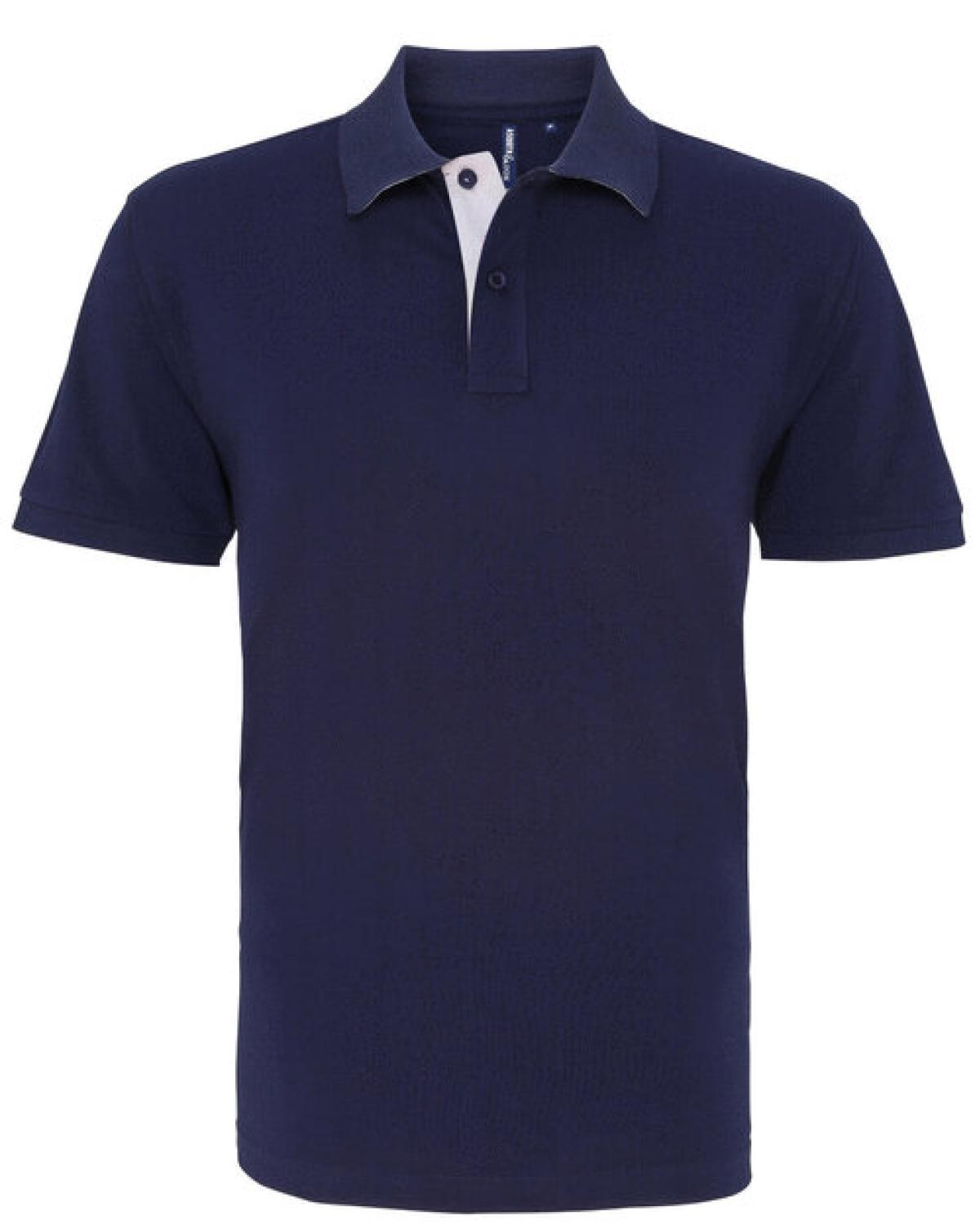 Asquith & Fox Men's Classic Fit Contrast Polo