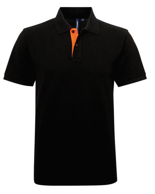 Asquith & Fox Men's Classic Fit Contrast Polo