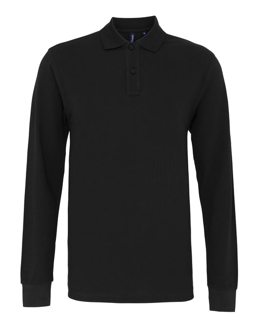 Asquith & Fox Mens Classic Fit Long Sleeved Polo