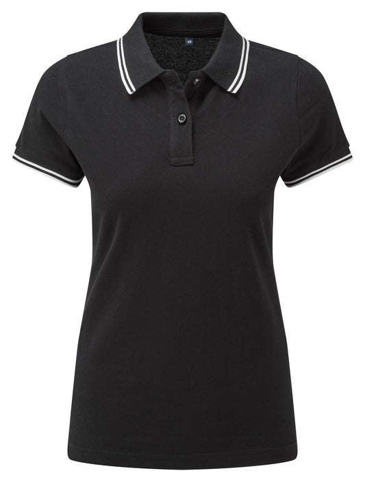 Asquith & Fox Womens Classic Fit Tipped Polo