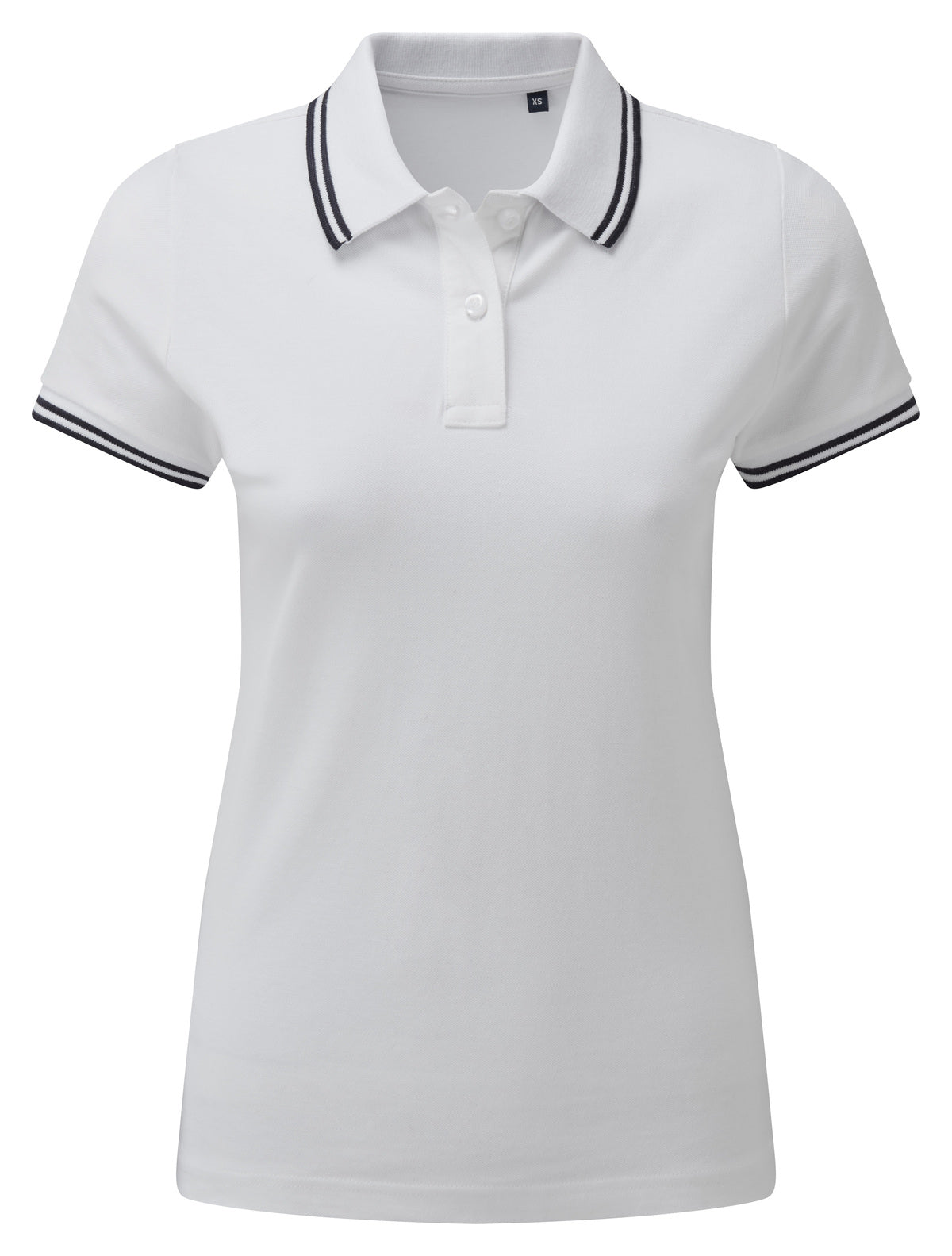 Asquith & Fox Womens Classic Fit Tipped Polo