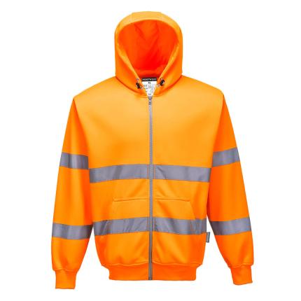 Portwest Hi-Vis Zipped Hoodie