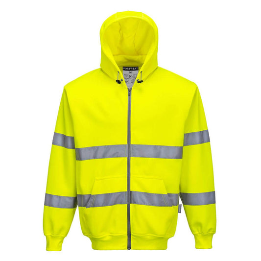 Portwest Hi-Vis Zipped Hoodie