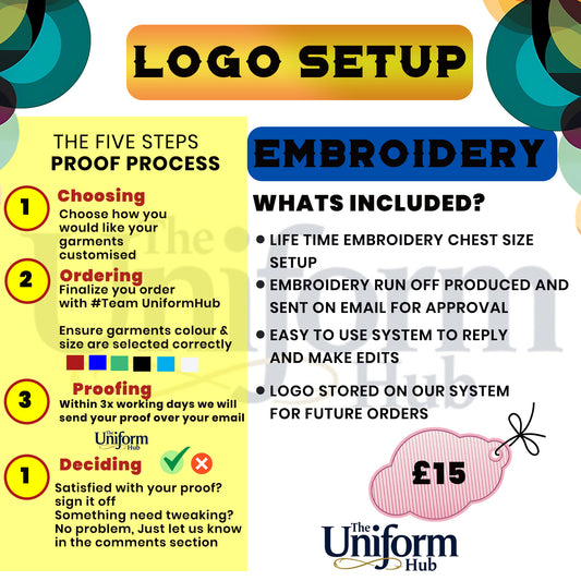 Logo Set Up Printed