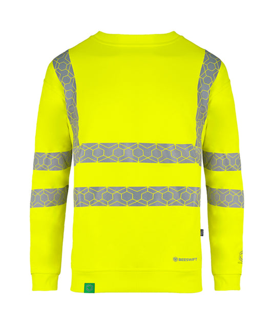 Beeswift Envirowear Recyclable Hi-Vis Sweatshirt