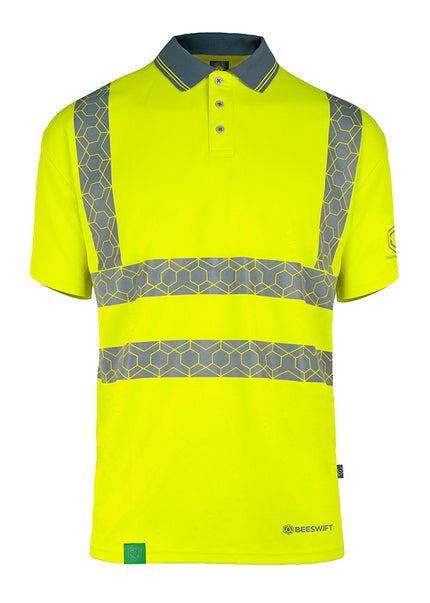 Beeswift Envirowear Recyclable Hi-Vis Polo Shirt