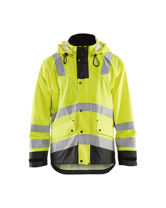 Blaklader 4302 Rain jacket Hi-Vis Level 2