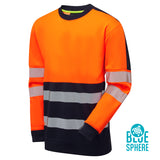 Essentials Hi-Vis Eco CottonCool Orange Sweatshirt thumbnail 1