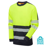 Essentials Hi-Vis Eco CottonCool Yellow Sweatshirt thumbnail 1