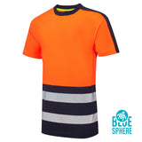 Essentials Hi Vis Eco CoolAir Orange T-Shirt thumbnail 1