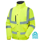 Supertouch Eco Hi Vis Yellow Bomber Jacket thumbnail 1