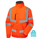 Supertouch Eco Hi Vis Orange Bomber Jacket thumbnail 1