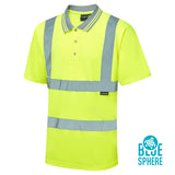 Supertouch Eco Hi Vis Yellow Birdeye Polo Shirt thumbnail 1