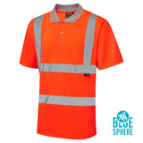 Supertouch Eco Hi Vis Orange Birdeye Polo Shirt thumbnail 1