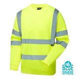 Supertouch Eco Hi Vis Yellow Sweatshirt thumbnail 1