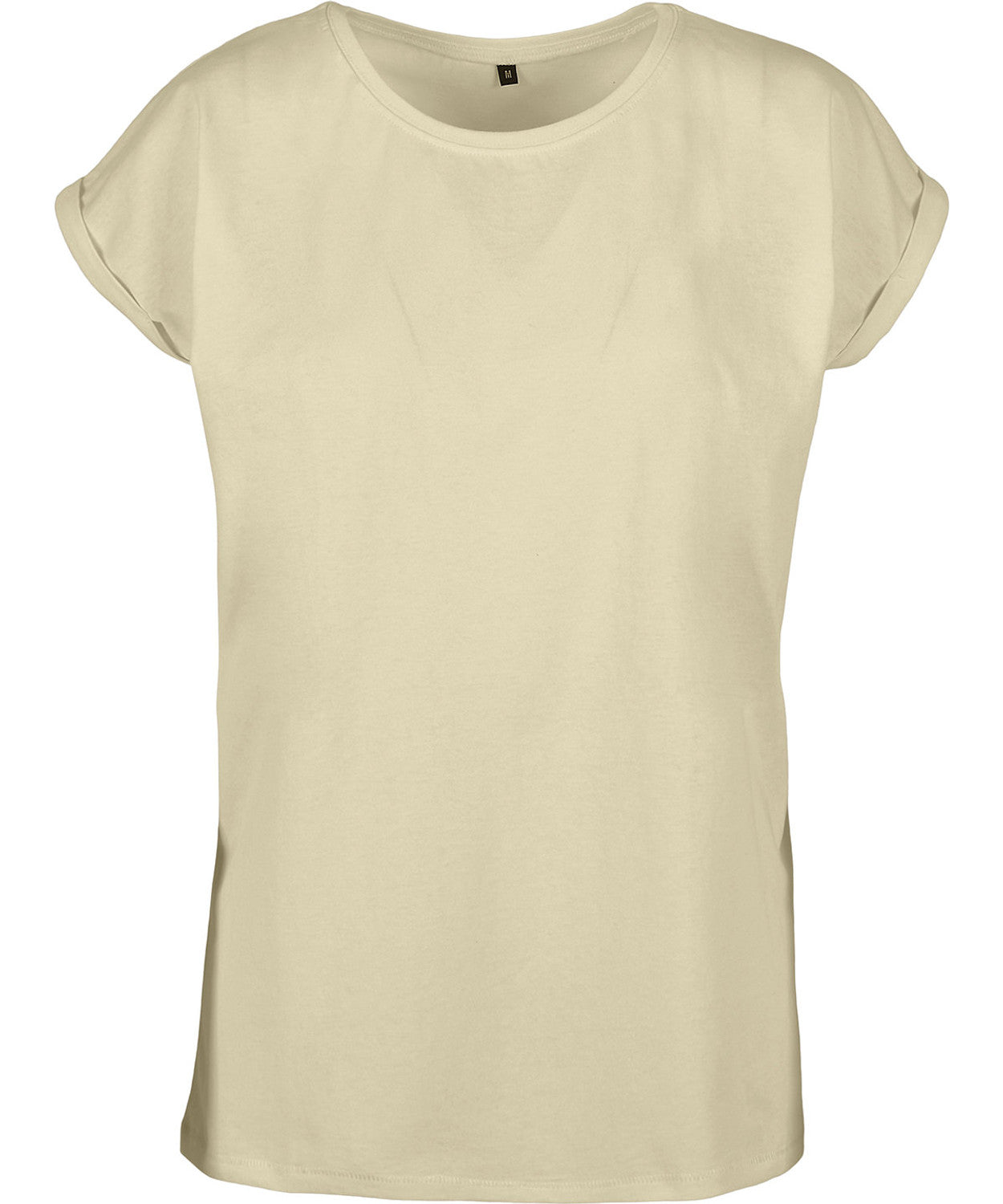 Build Your Brand Women's extended shoulder Tee