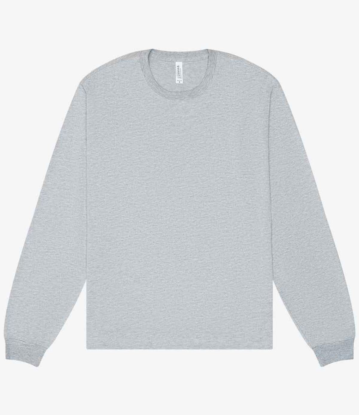 Canvas Unisex Heavyweight Long Sleeve Boxy T-Shirt
