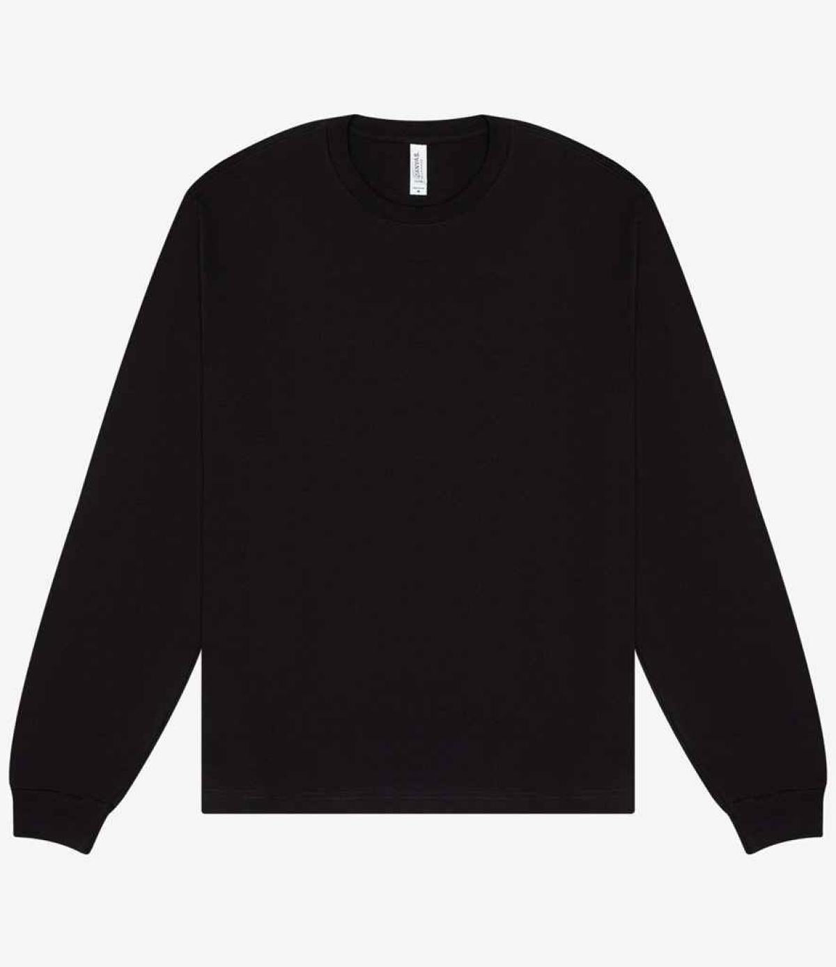 Canvas Unisex Heavyweight Long Sleeve Boxy T-Shirt