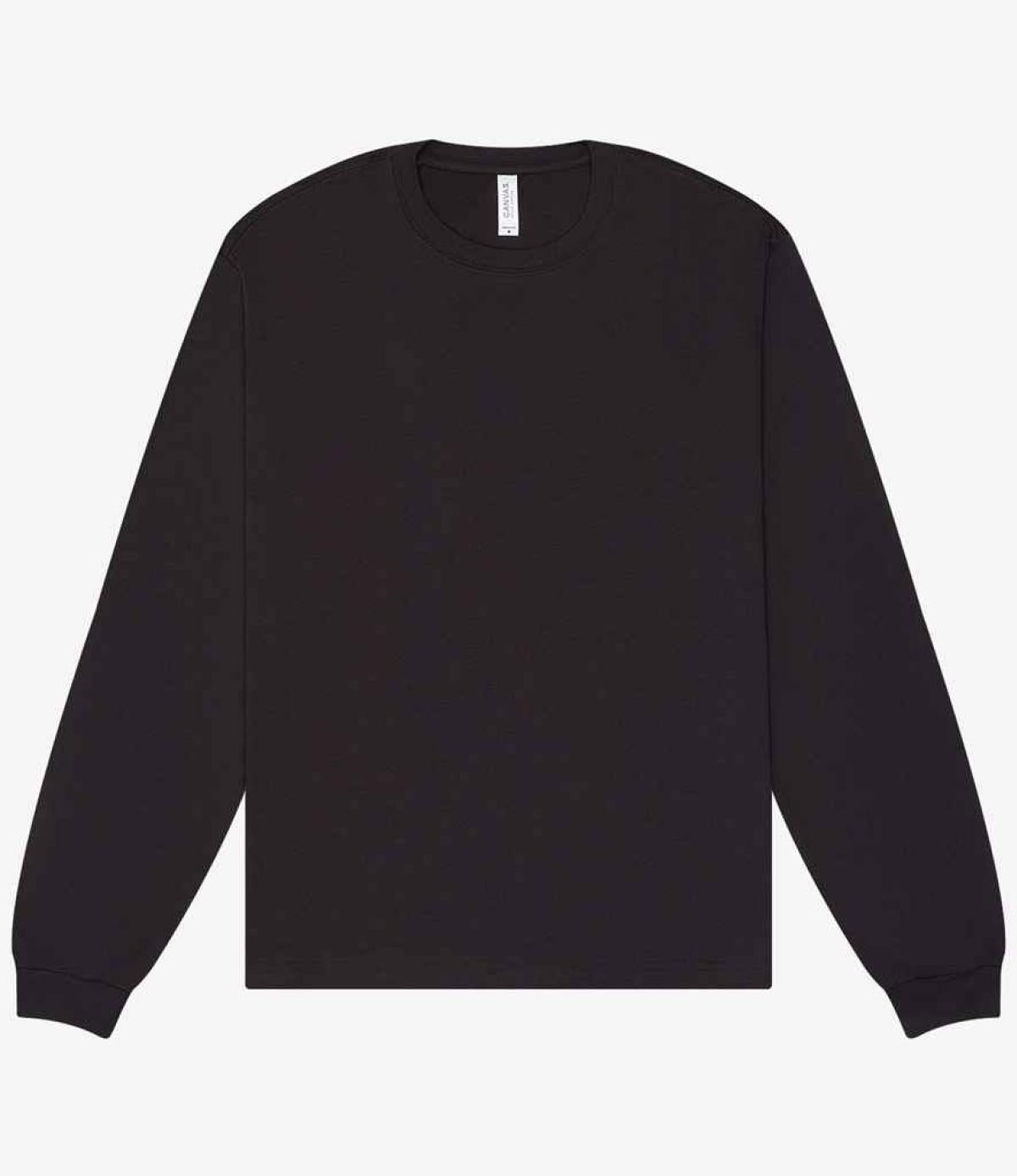 Canvas Unisex Heavyweight Long Sleeve Boxy T-Shirt