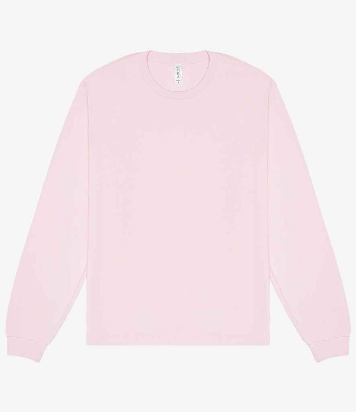 Canvas Unisex Heavyweight Long Sleeve Boxy T-Shirt