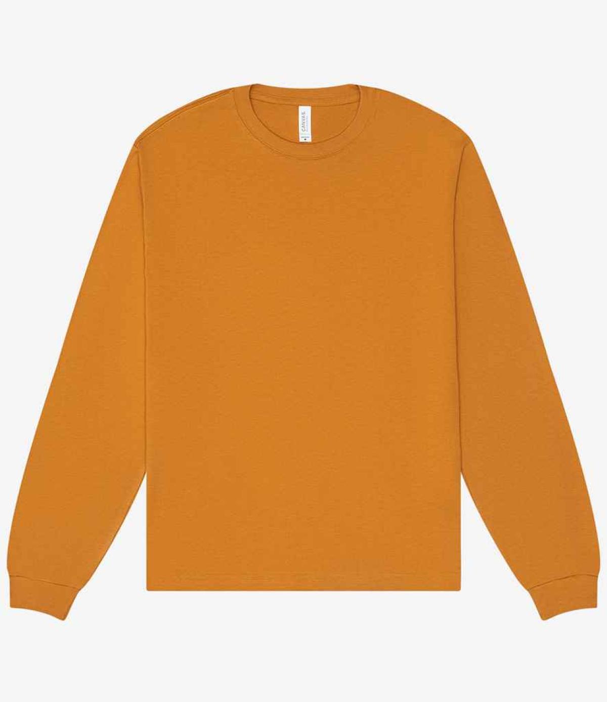 Canvas Unisex Heavyweight Long Sleeve Boxy T-Shirt