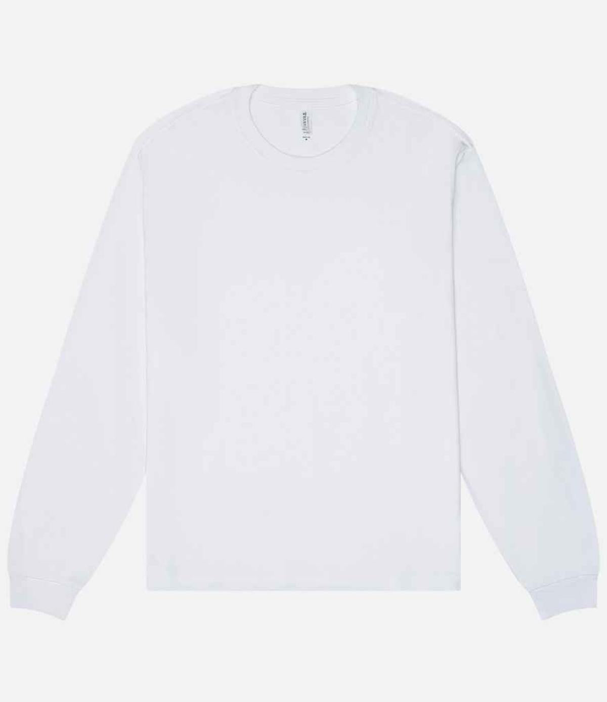Canvas Unisex Heavyweight Long Sleeve Boxy T-Shirt