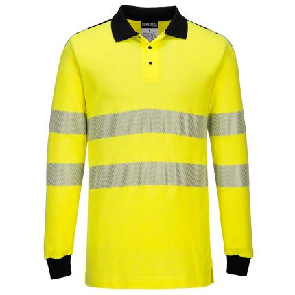 Portwest PW3 Flame Resistant Hi-Vis Polo Shirt