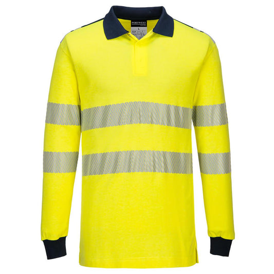 Portwest PW3 Flame Resistant Hi-Vis Polo Shirt