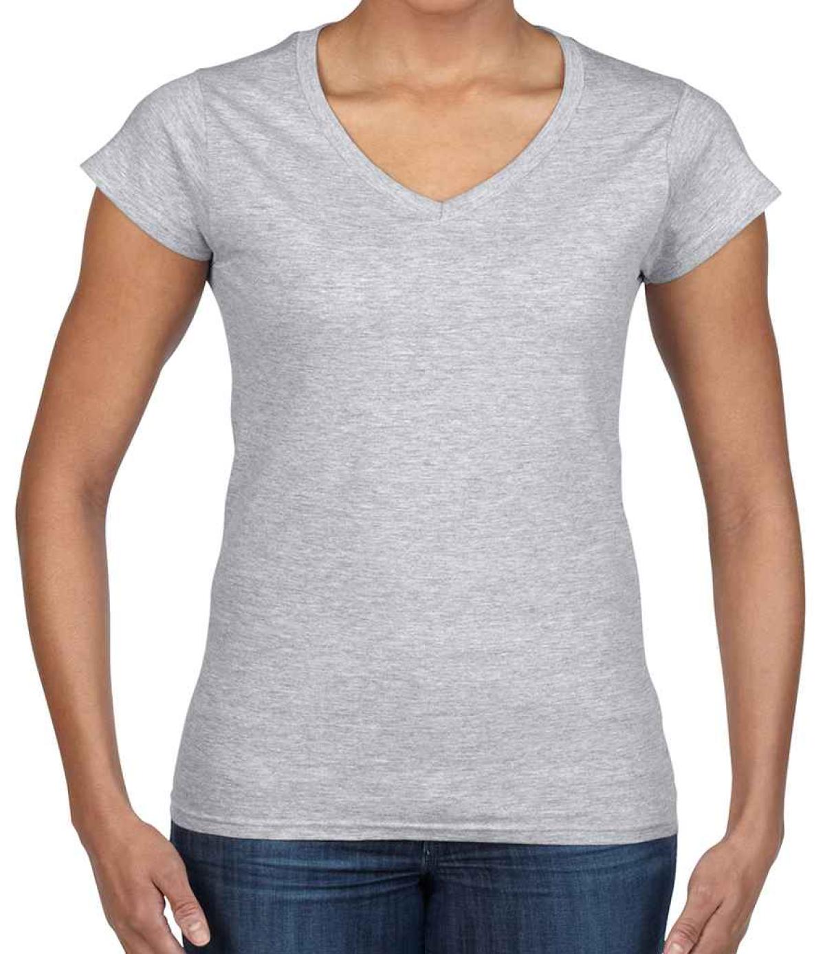 Gildan Ladies SoftStyle® V Neck T-Shirt